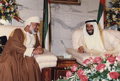 May 1, 1991: Zayed, Qaboos discuss post-war security