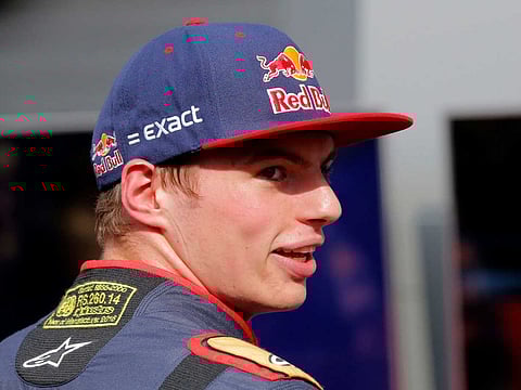 Poor touch... Max Verstappen was fined $57,200 for touching Hamilton's car after qualifying. 