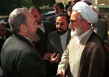 May 9, 2001: Castro visits Iran