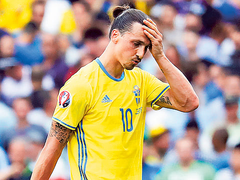 Sweden's Zlatan Ibrahimovic.