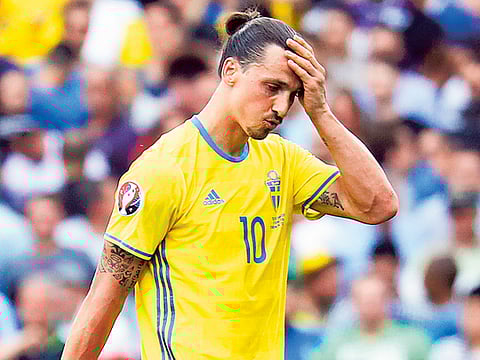 Sweden's Zlatan Ibrahimovic.