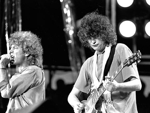  British rock band Led Zeppelin 