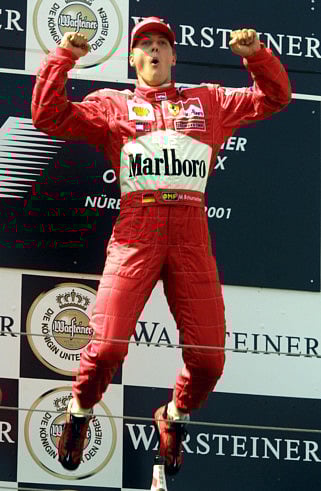 June 24, 2001: Schumacher wins European Grand Prix