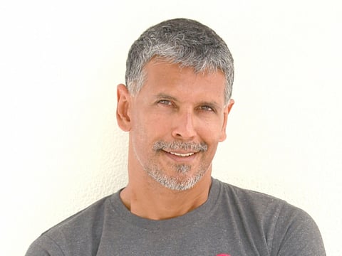 Actor Milind Soman.