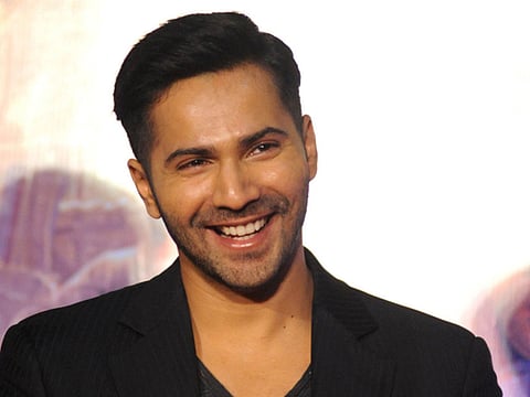 Indian Bollywood actor Varun Dhawan 