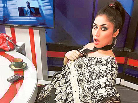 Qandeel Baloch was hugely popular on social media 