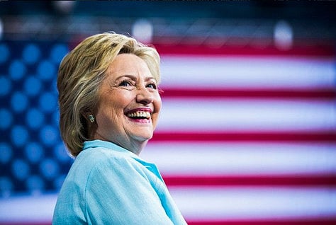 Hillary makes history