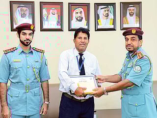 Honest taxi driver rewarded by Sharjah Police