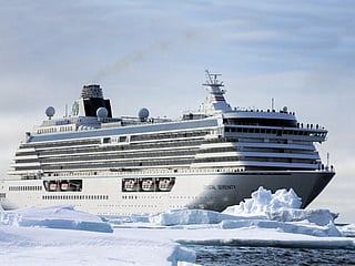 A luxury cruise ship sets sail for the Arctic, thanks to climate change