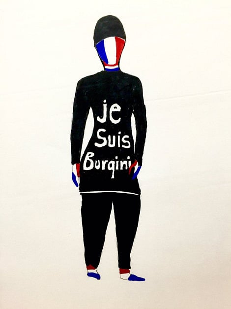 Reactions to burqini ban in France