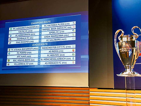 Uefa has warned of Champions League ban