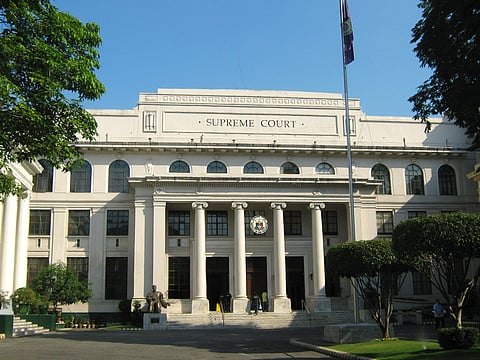 File photo of the Philippine Supreme Court building in the capital Manila.