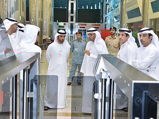 Smart gates in Terminal three work using Emirates ID