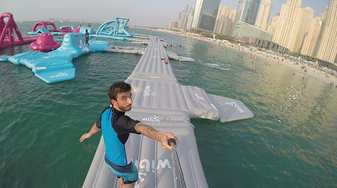 I tried the slippery fun of Dubai Aqua Park
