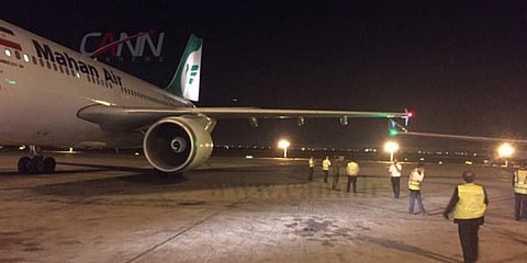 Oman Air plane’s wings clipped on runway