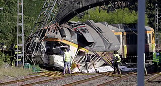 At least 4 dead as train derails in Spain