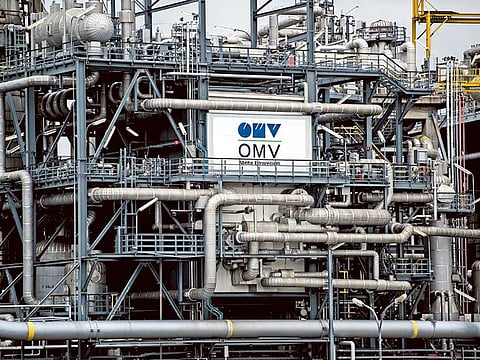 An OMV ethylene plant in Schwechat, Austria. OMV has significant investments in Abu Dhabi and has three ongoing projects with Adnoc.