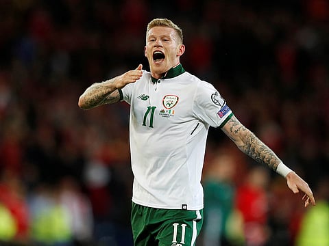 Stoke City and Republic of Ireland’s James McClean