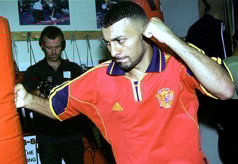 October 11, 1997: Prince Naseem Hamed retains crown
