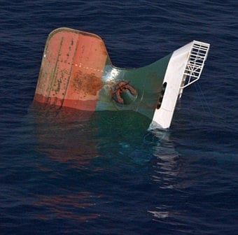 October 5, 2002: Chemical tanker sinks after collision in Japan