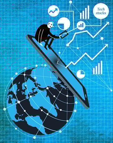 Tech stocks are ruling across all geographies