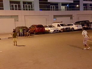 Children resort to playing in parking lots, due to lack of parks