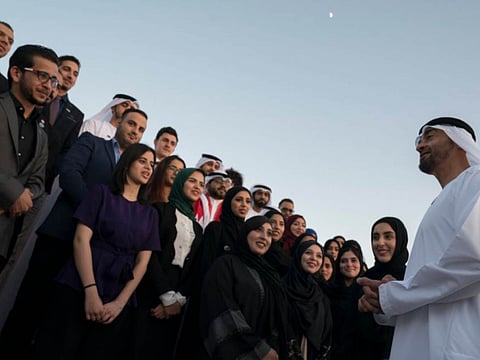 Mohammad meets over 100 young Arab media professionals