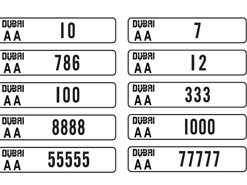 Dubai vehicle number plates to be replaced by newly designed plates