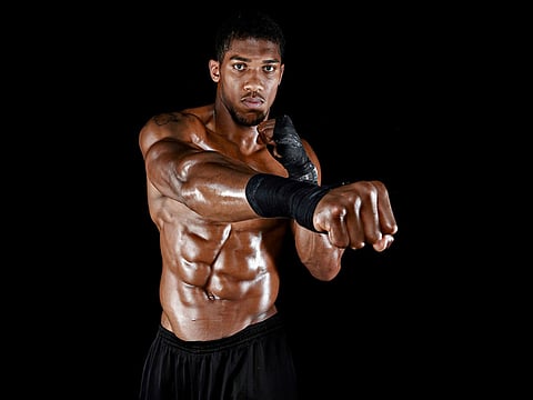 Anthony Joshua pulls his weight behind Dubai Fitness Challenge