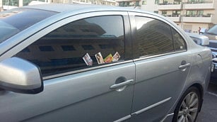 Menace of massage parlour cards continues