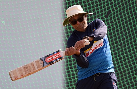 Chandika Hathurusingha during his coaching days with Sri Lankan team.