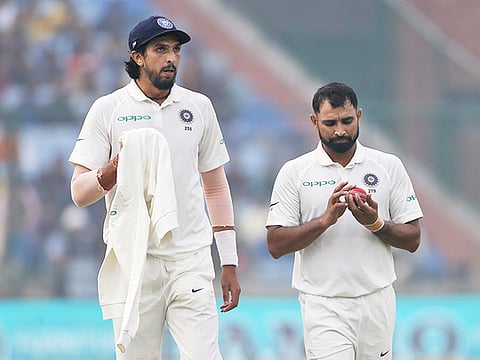 India's Mohammad Shami (right), alongwith senior pro Ishant Sharma and Umesh Yadav (not pictured) have formed one of the dreaded pace ball attacks in modern cricket.