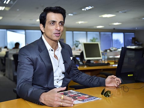 Actor Sonu Sood visits the Gulf News office on February 13, 2017.