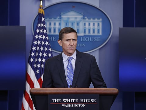 Former US National Security Adviser Michael Flynn