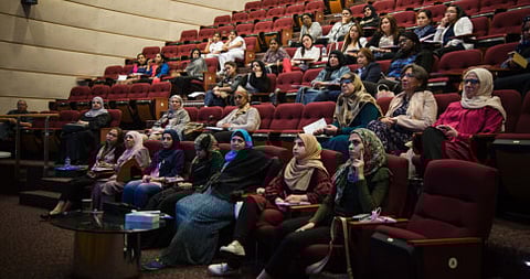 Pink Caravan’s team receives breast exam training