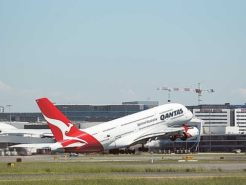 File photo of a Quantas aircraft.