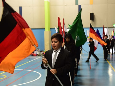 Student delegates at a Model United Nations session at a Dubai school in the past. For illustrative purposes only. 