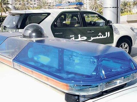 A 14-year-old driver rammed his car into a police patrol after police tried to stop him. Photo of illustrative purpose only.