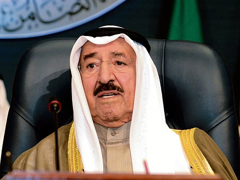 Kuwait's Emir Shaikh Sabah Al Ahmad Al Jaber Al Sabah