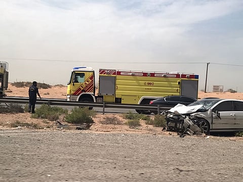 Picture for illustrative purposes: Accident in Ajman