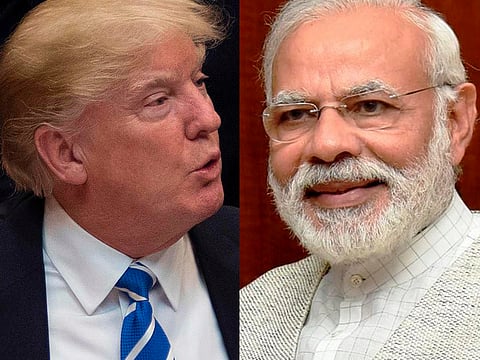 Trump and Modi.