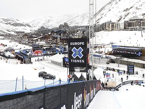 File photo: A general view of an alpine ski resort in France.