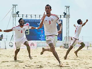 UAE open up their Intercontinental Beach Soccer Cup Dubai campaign against Spain