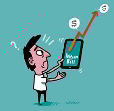 Telecom bill keeps rising