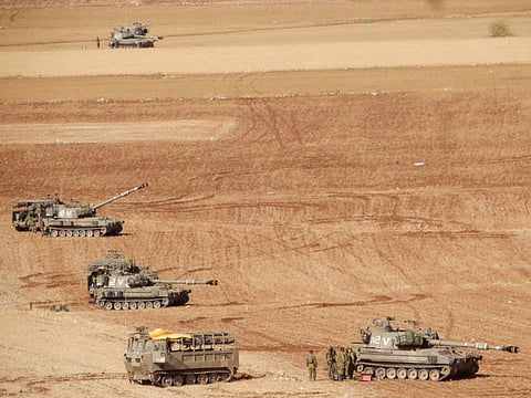 Israeli Army drills in Jordan Valley, Occupied West Bank.