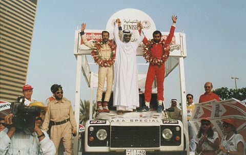 April 24, 1992: Mattar wins UAE Desert Challenge