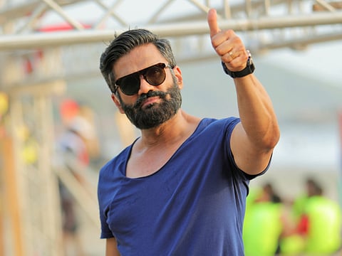 Suniel Shetty in Dubai to promote new show