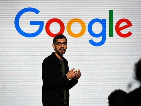 Google propels record Alphabet revenue, driving shares up 8%.