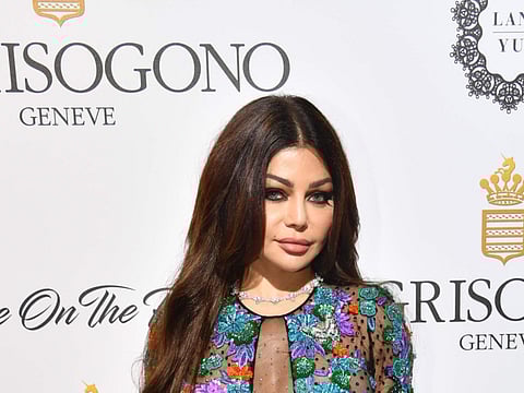 Lebanese singer Haifa Wehbe.