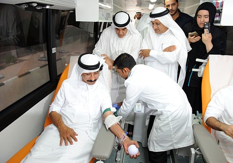 Blood donation bus launched in Dubai